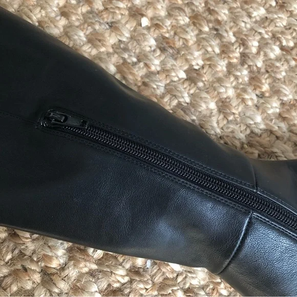 Jeffrey Campbell Black Heeled Boots with Chunky Heel - Picture 10 of 14